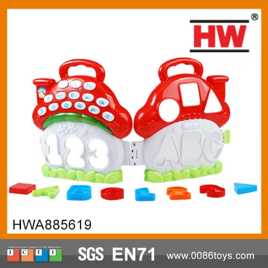 New design musical wholesale mushroom house toy