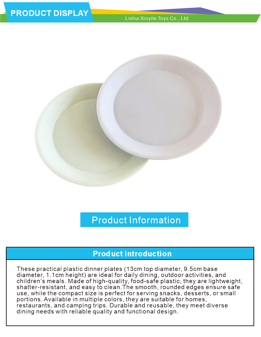 food grade plastic dinner plates