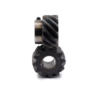 45 Degree Bevel Helical Gear with Staggered Design in Stainless Steel for High Torque Applications
