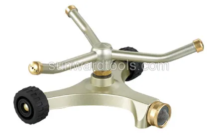 Metal whirling sprinkler