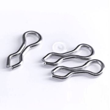 Carp Fishing Stainless Steel Brass Swivel Sinker with 8-Shape Wire Eyes