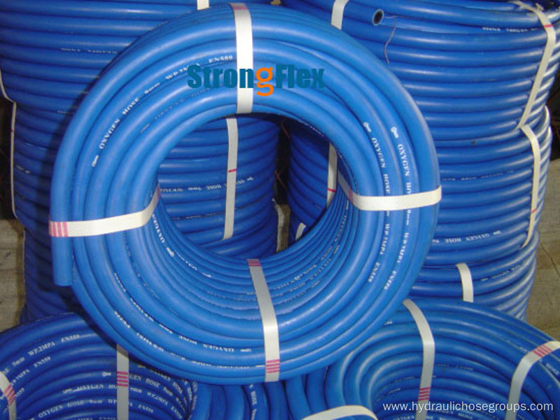 Blue Oxygen Rubber hose