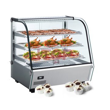 Electric Glass Warming Showcase: Food Warmer Display Cabinet