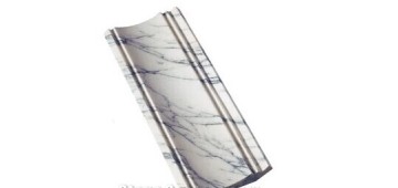 Arabescato White Marble Stone Border