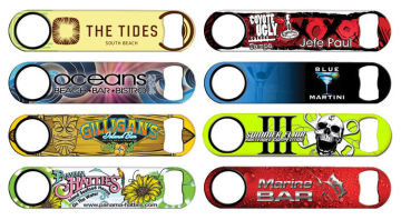 30 * 60mm Stainless Steel Laser Logo Guitar Key Chain Customized Bottle Openers