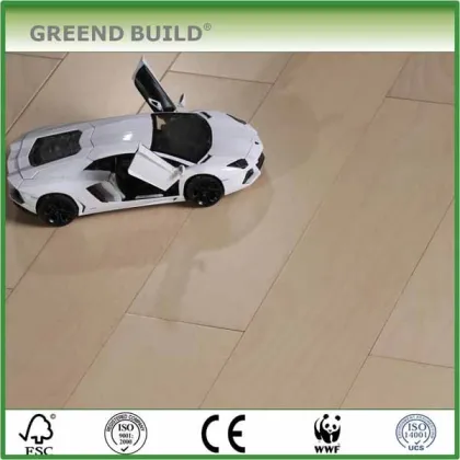 Maple strip wood floor