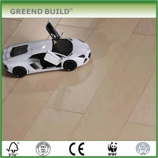 Maple strip wood floor