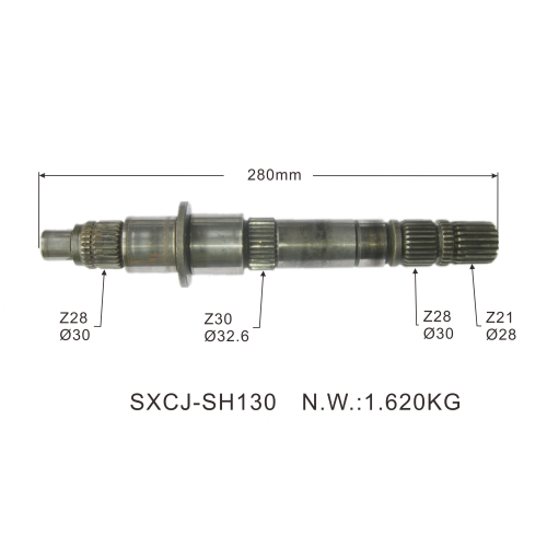 Customized High-Quality Manual Auto Parts Gear Shaft OEM 1H-1 FOR TOYOTA