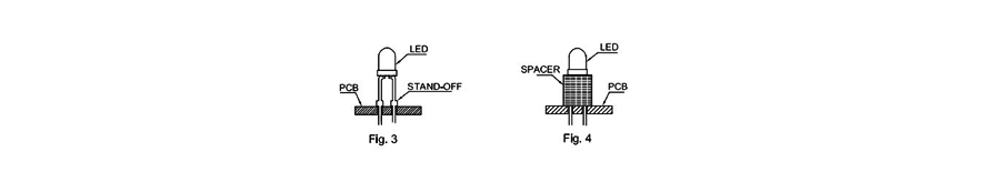 Through-hole LED