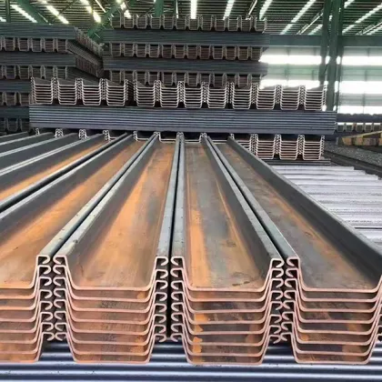 Large Quantity U-shaped Larsen Steel Sheet Piles