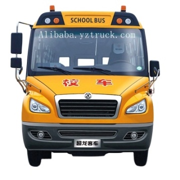 Yellow 24-40 Seat Luxury Diesel Mini Bus for School and Student Transport by Dongfeng Factory