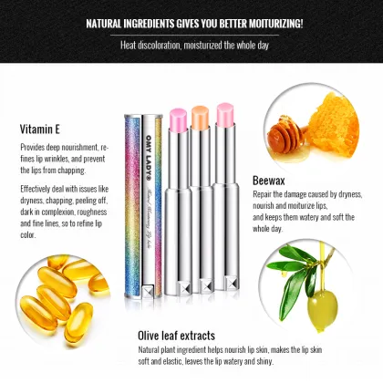 Omylady Beauty Cosmetics: Japanese Cherry Blossom Lip Balm, Scrub & Moisturizing Cream