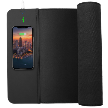 Large Waterproof Wireless Charging Gaming Mousepad with Custom Logo and Precision Design