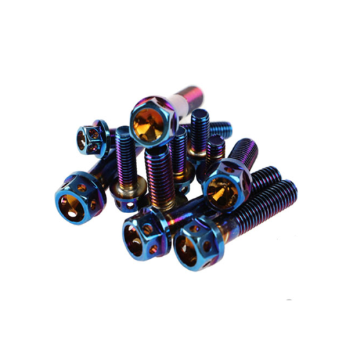 GR5 Titanium hex bolts pour moto