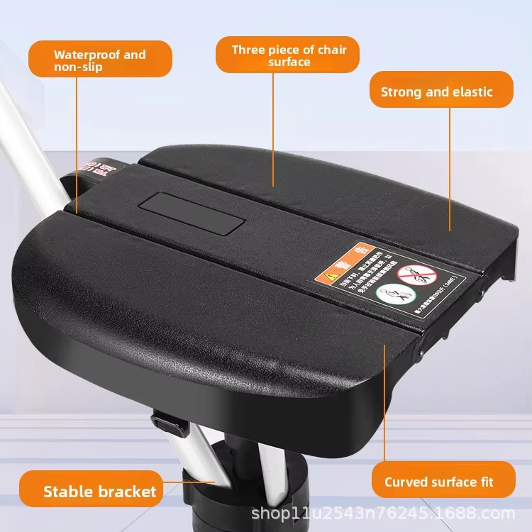 One-Key Switch Anti-Slip Aluminum Alloy Folding Stool Multi-Functional Outdoor Chair for Mountaineering & Rehabilitation Therapy4