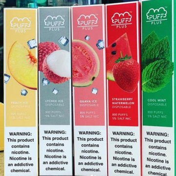 Puff Plus 5% Nic 800puffs with many flavors