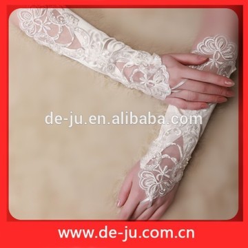 Hotsale Gloves Wedding White Decoration Bridal Gloves Fingerless Lace Bridal Gloves