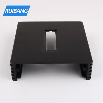 Laser Machining aluminum audio amplifier enclosure CNC machined 6063 aluminum electronic enclosures boxes