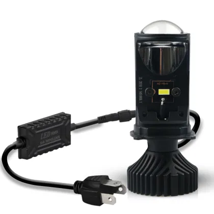 PUERXIN Faro LED de Coche Super Brillante Y6D H4 para SUV y Motocicleta