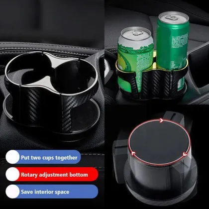 2-in-1 ABS Car Cup Holder Expander