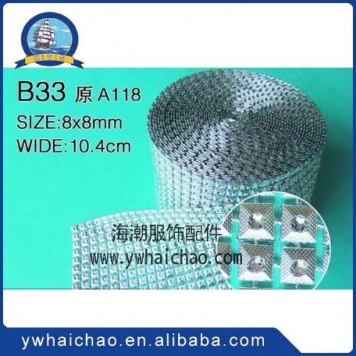 TOP SALE different types crystal rhinestone net trimming wholesale