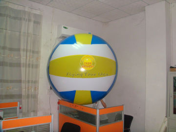 Waterproof 1.5m Diameter Sports Volleyball Balloons With 0.18mm Pvc For Parade