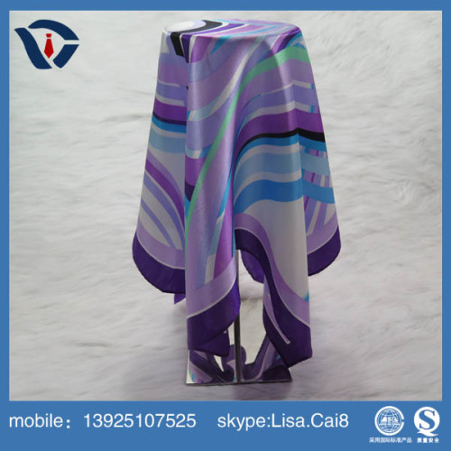 Newly design fashion printing beautiful square scarf for Girl
