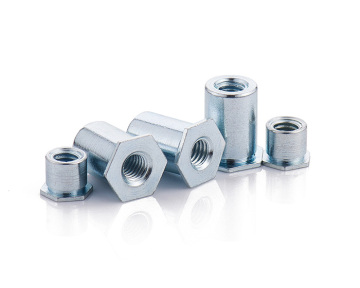 Carbon steel self-clinching nut standoffs