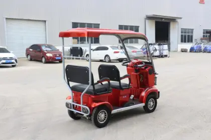 Electric tourist car Vintage electric sightseeing car