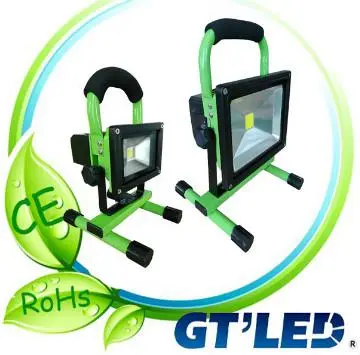 10w Rechargeable flood light,working time last  12hours