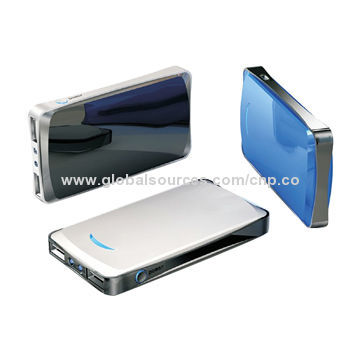 Portable Power Stations with 6,000mAh Capacity, Dual-USB Output, LED Flashlight