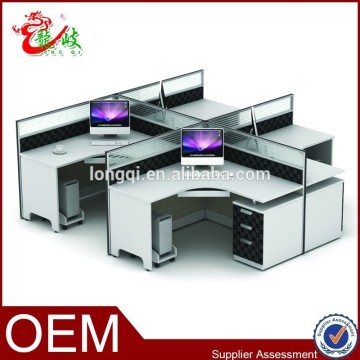 2015 new product workstation office cubicle partition for 4 person M68-01-28