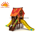 Time Clock Playhouse Combination Outdoor Playground Untuk Anak-Anak