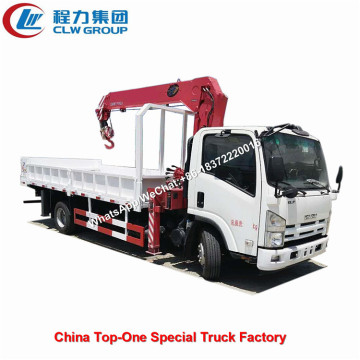 ISUZU 5 Tons Crane Truck Hydraulic Lifting Crane