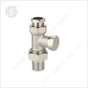 Nickel plate angle valve KS-441A