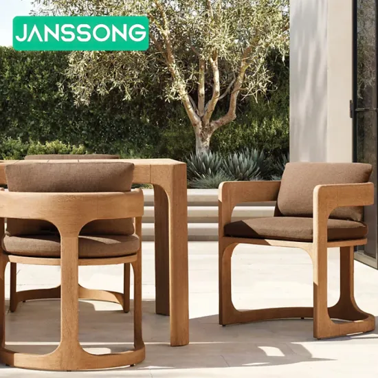 Modern Teak Outdoor Furniture for Restaurants, Bars, and Luxury Hotels