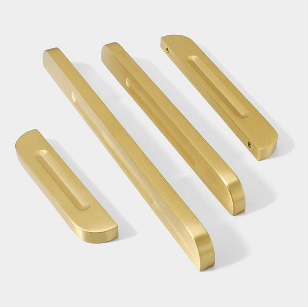 kitchen solid brass handles