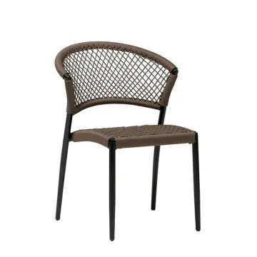 garden chair rope patio dining set outdoor furniture