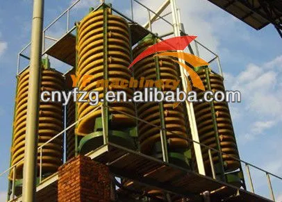high efficiency gravity concentrators spiral chute