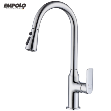 Italian Kitchen Faucets: Pull Down, Brass, 360 Rotate, Single Handle, Water Tap
