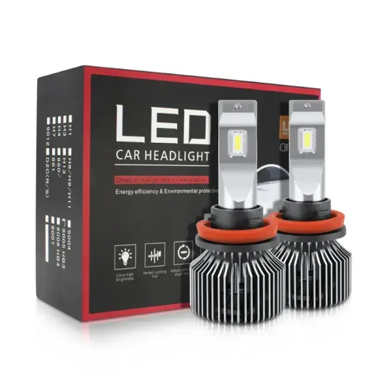 High-Brightness LED Headlight Bulbs: 4200LM 38W H11 H3 H11 9005 H4 H7 Compatible LED Headlights for Super Illumination