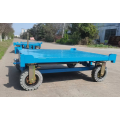 heavy steel flatbed trailer