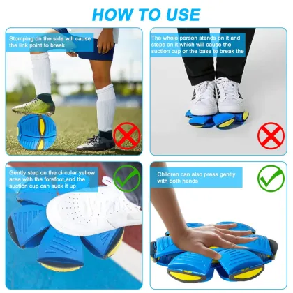 Colorful Light Flying Saucer Ball: Latest Interactive Dog Toy