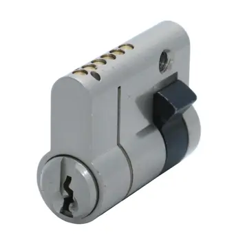 Nordic Oval Half Key Lock Cylinder With Frangible Groove