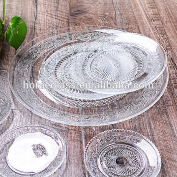 Manufacturers Wholesale Wedding and Hotel Decorative Crystal Lead Free Glass plate