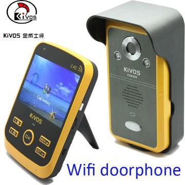 Security Alarm with LCD Display 3.5inch LCD mornitor, 300,000pixels