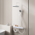 White LED Digital Smart Shower Panel With Faucet