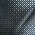 Water Drop Dot Black Printed Lining