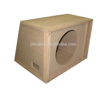 20mm thickness empty car subwoofer enclosure wooden box for car audio