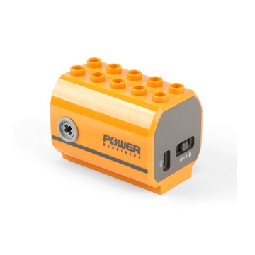 Rechargeable Battery-Powered Electric Motor for DUPLO-Sized Building Blocks 9656 Educational Toy Kit